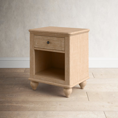 Birch Lane™ Hinton Solid + Manufactured Wood Nightstand & Reviews | Wayfair